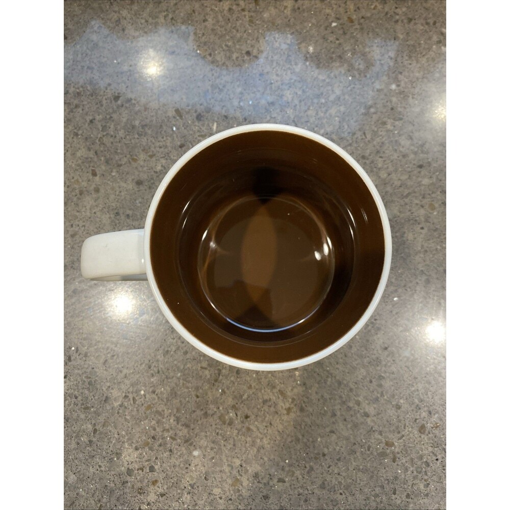 Houston Cityscape Ceramic Mug - White with Brown and Yellow Accent - Picture 3 of 5